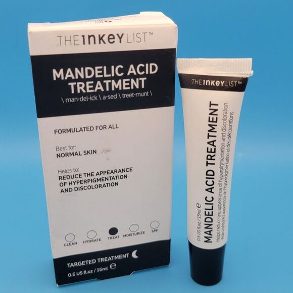 NIB The Inkey List Mandelic Acid Treatment - Reduce Appearance of Discoloration - Picture 1 of 8